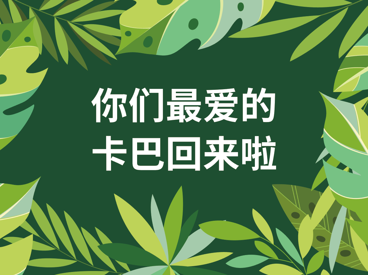 卡巴多地中心已开学，你们最爱的卡巴回来啦